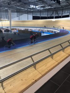 Velodrome at Asmech cycle event 