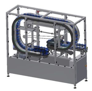 Conveyor system for Air rinsing 